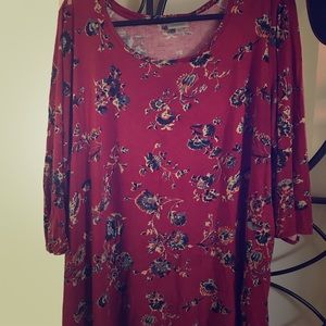 Fall long sleeve top.